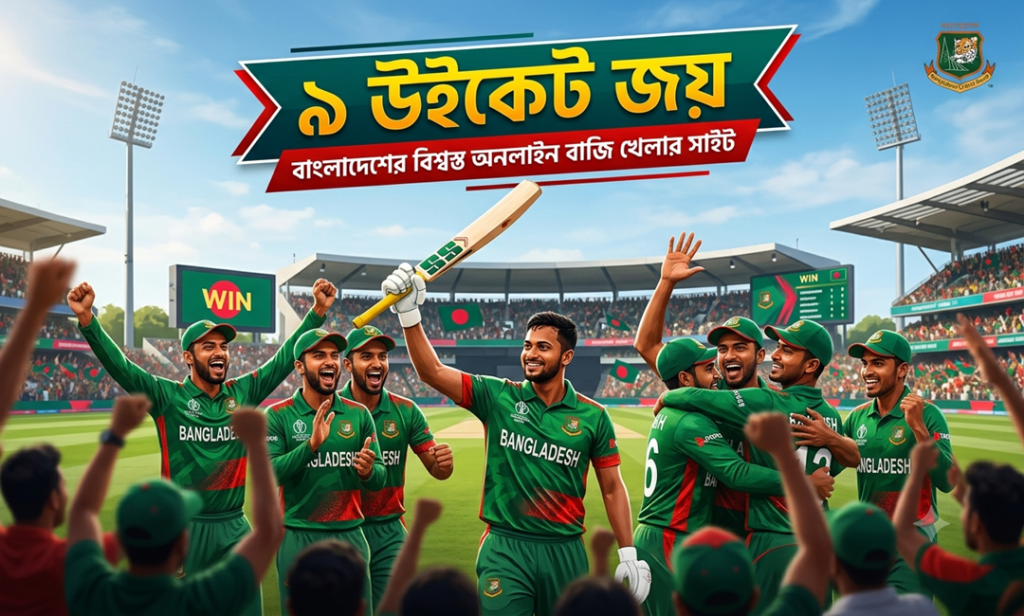 9 Wicket Win