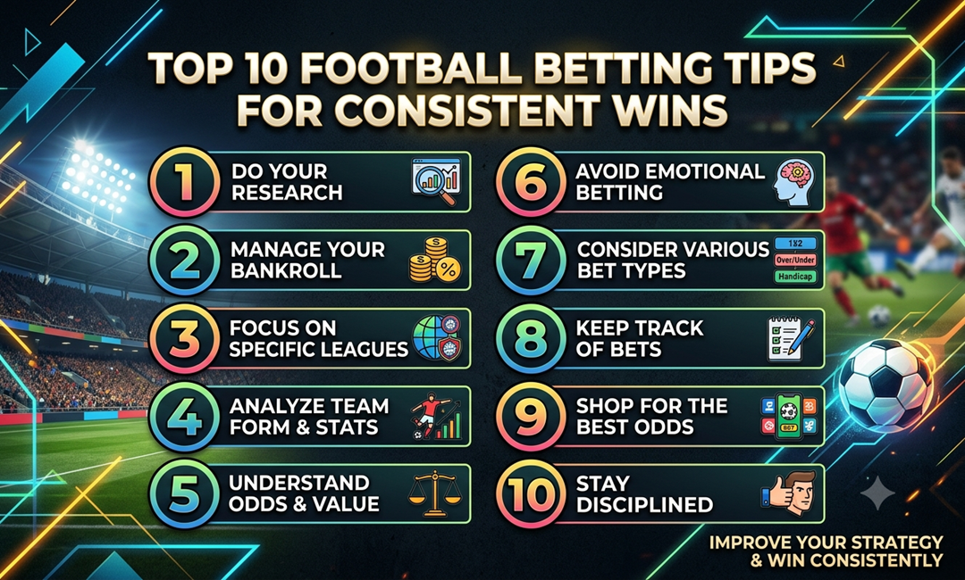 Top 10 Football Betting Tips for Consistent Wins